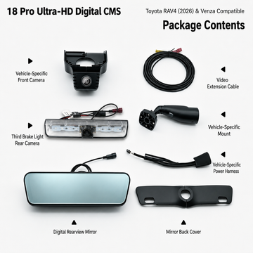 Ford F-150 Raptor custom-fit digital rear mirror
