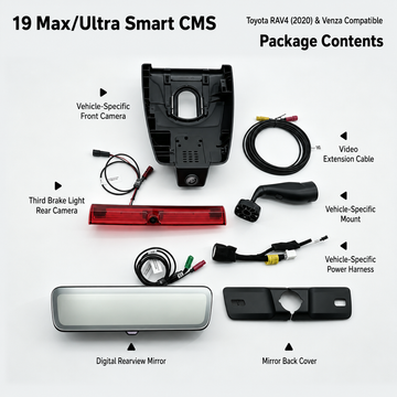 Ford F-150 Raptor custom-fit digital rear mirror