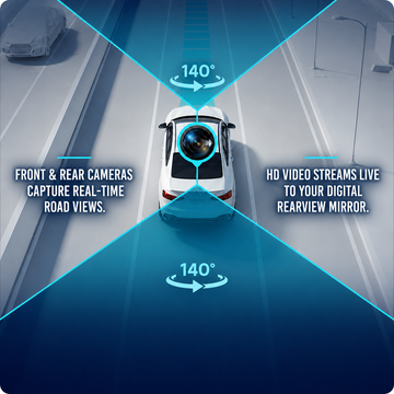 Lexus NX custom-fit digital rear mirror