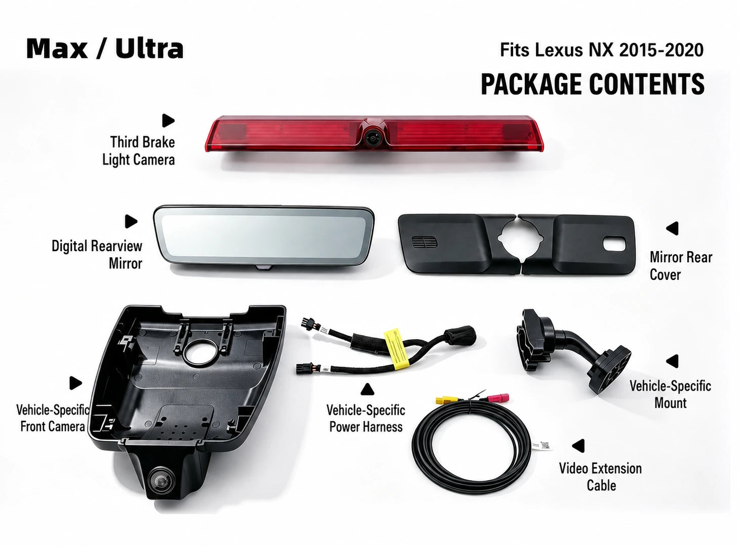 Max package contents for Lexus NX