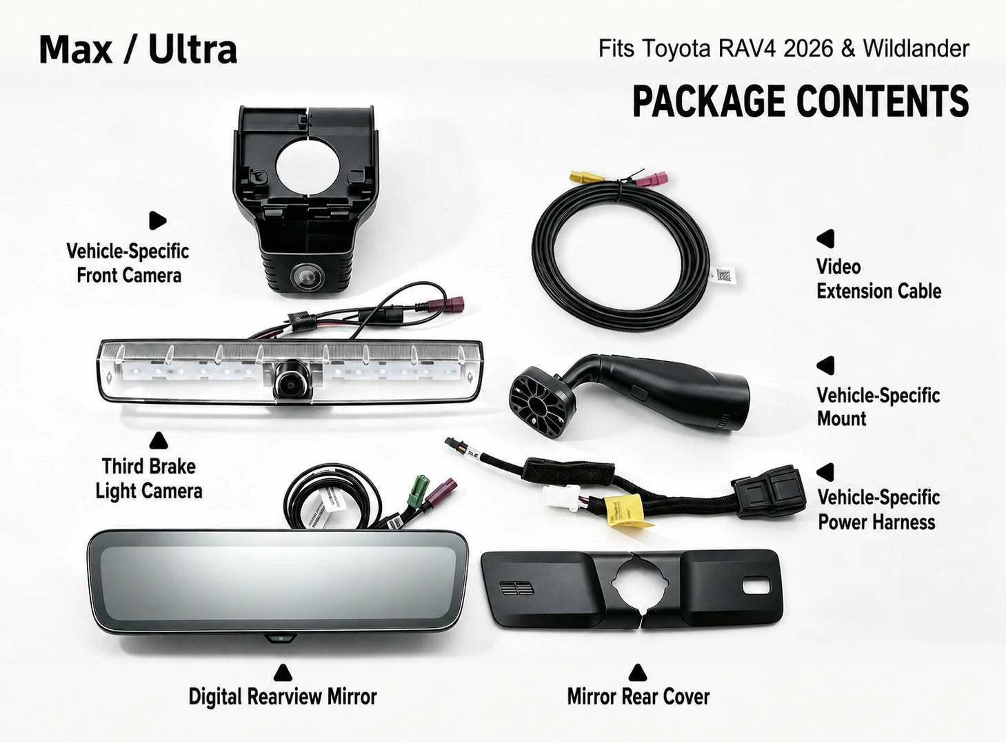 Max package contents for Toyota RAV4