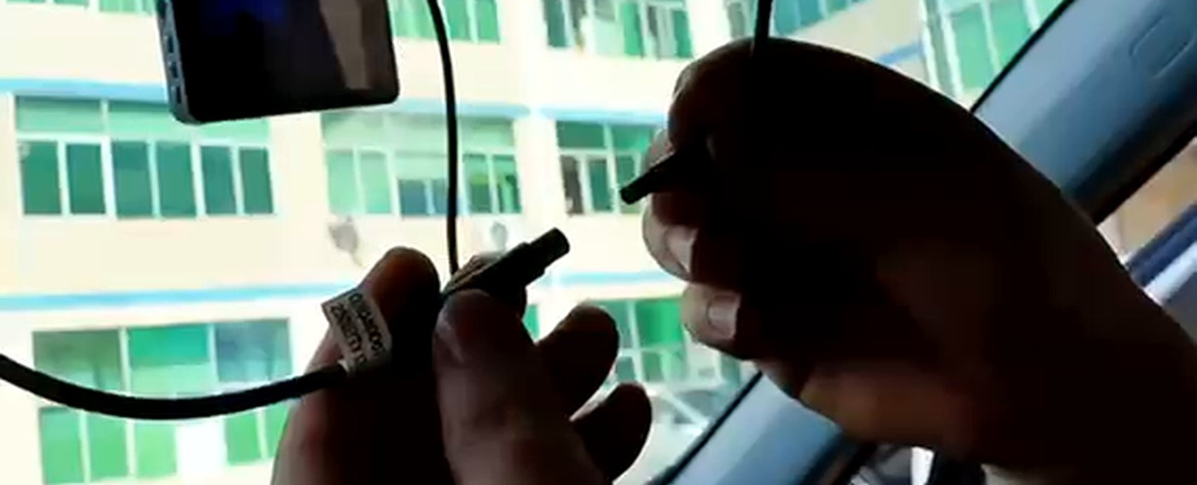 Connecting the ClearDrive rear camera extension cable