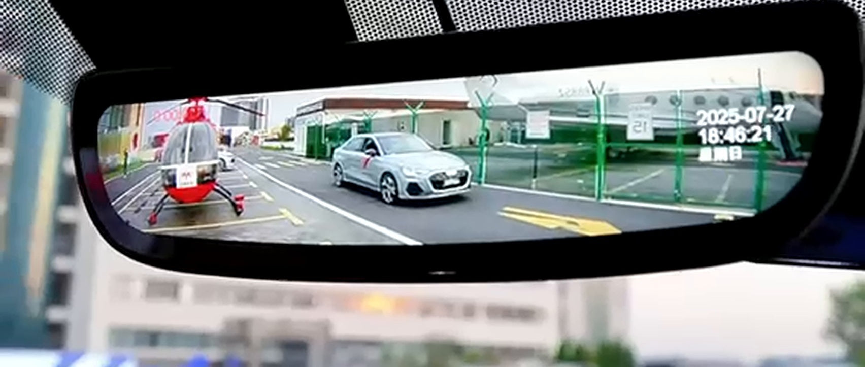 ClearDrive rear camera image after installation